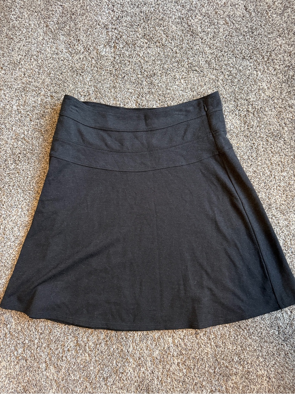 Athleta Classic Black A-Line Skirt